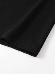 EMRG  Eye &amp; Letter Graphic Drop Shoulder Tee - DUVAL
