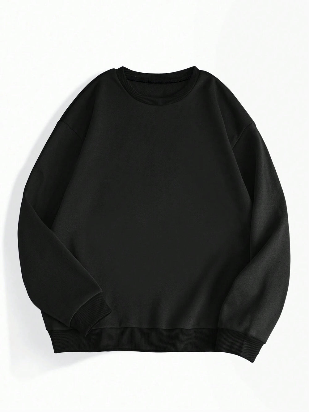 Plus Slogan Graphic Drop Shoulder Sweatshirt - DUVAL