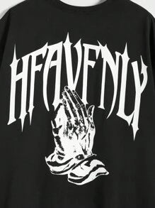 EMRG  Plus Letter Hand Graphic Tee - DUVAL