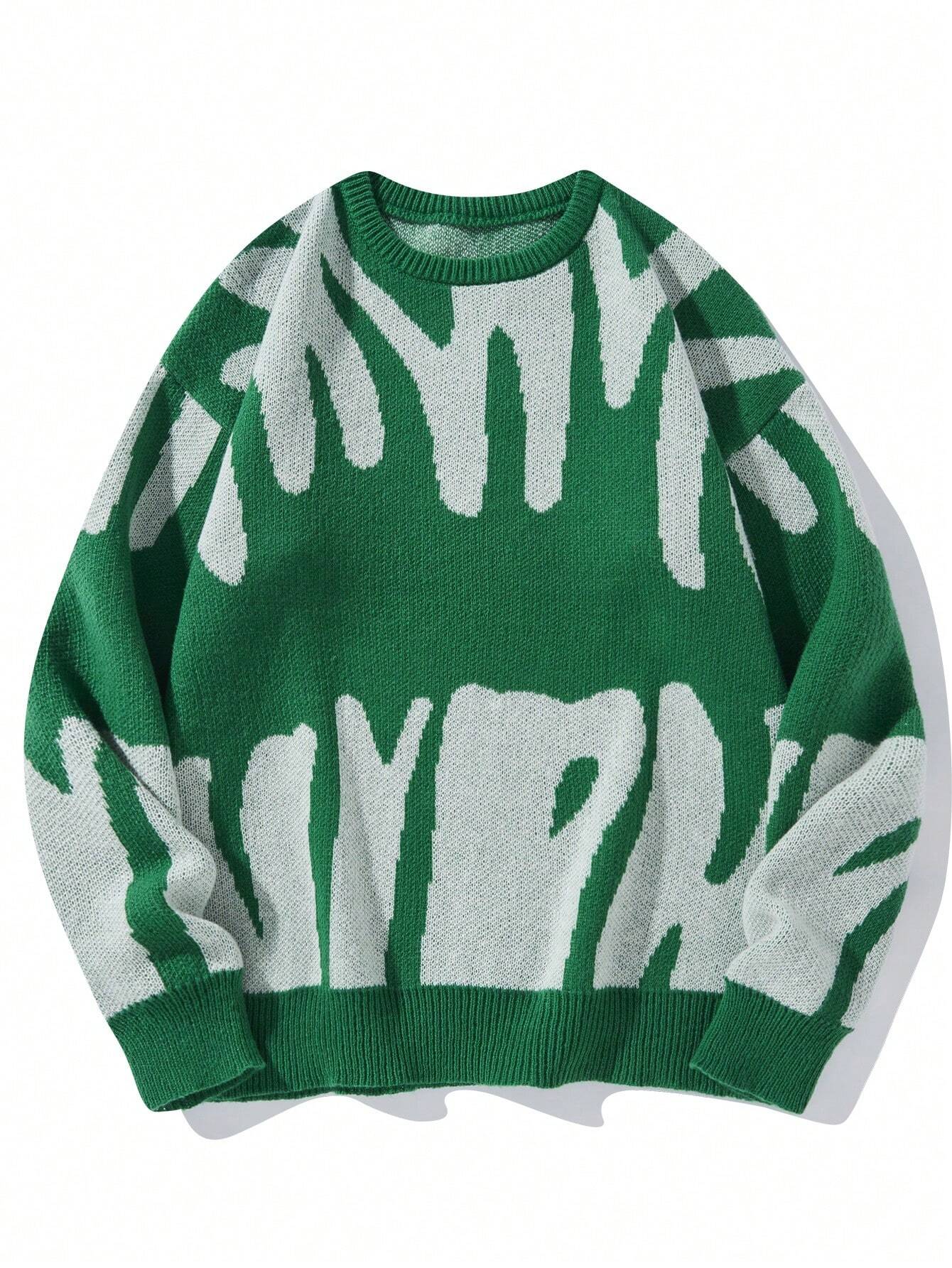 EMRG Men Graphic Pattern Sweater