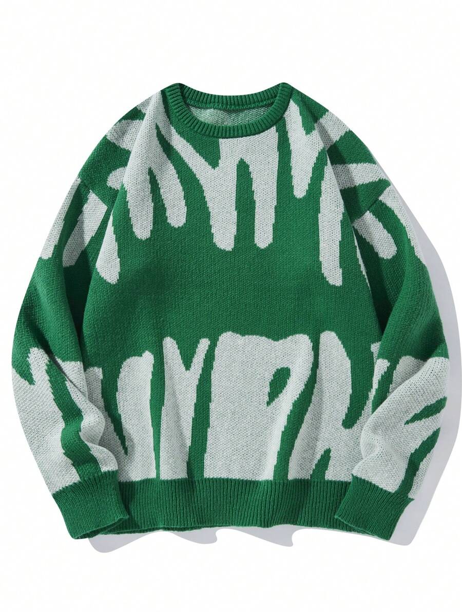 EMRG Men Graphic Pattern Sweater