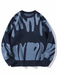 EMRG Men Graphic Pattern Sweater