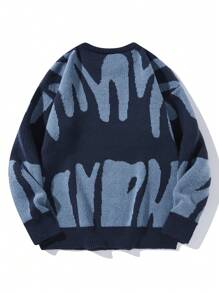 EMRG Men Graphic Pattern Sweater