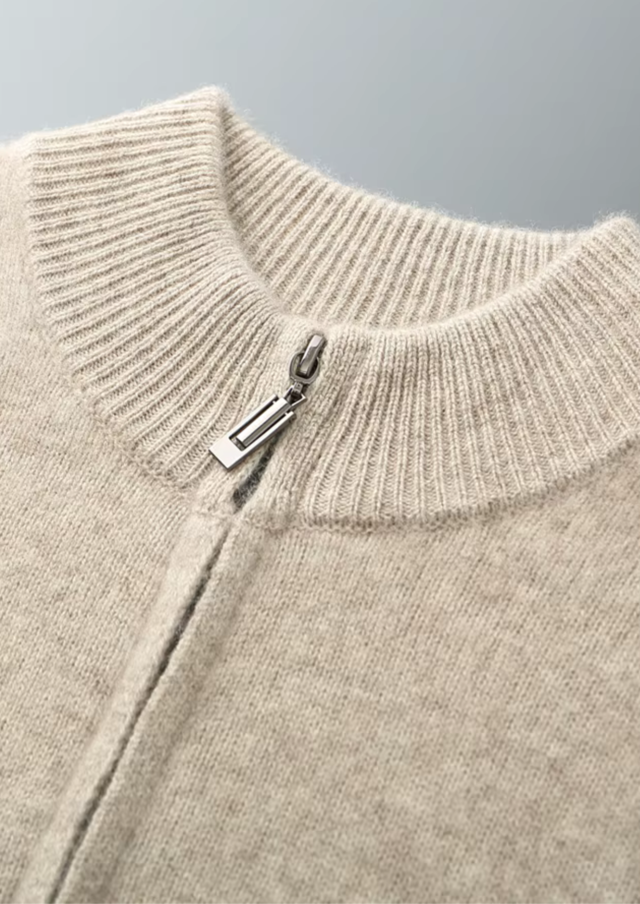 Pure Extra-Fine Merino Wool Sand Luzzo Set