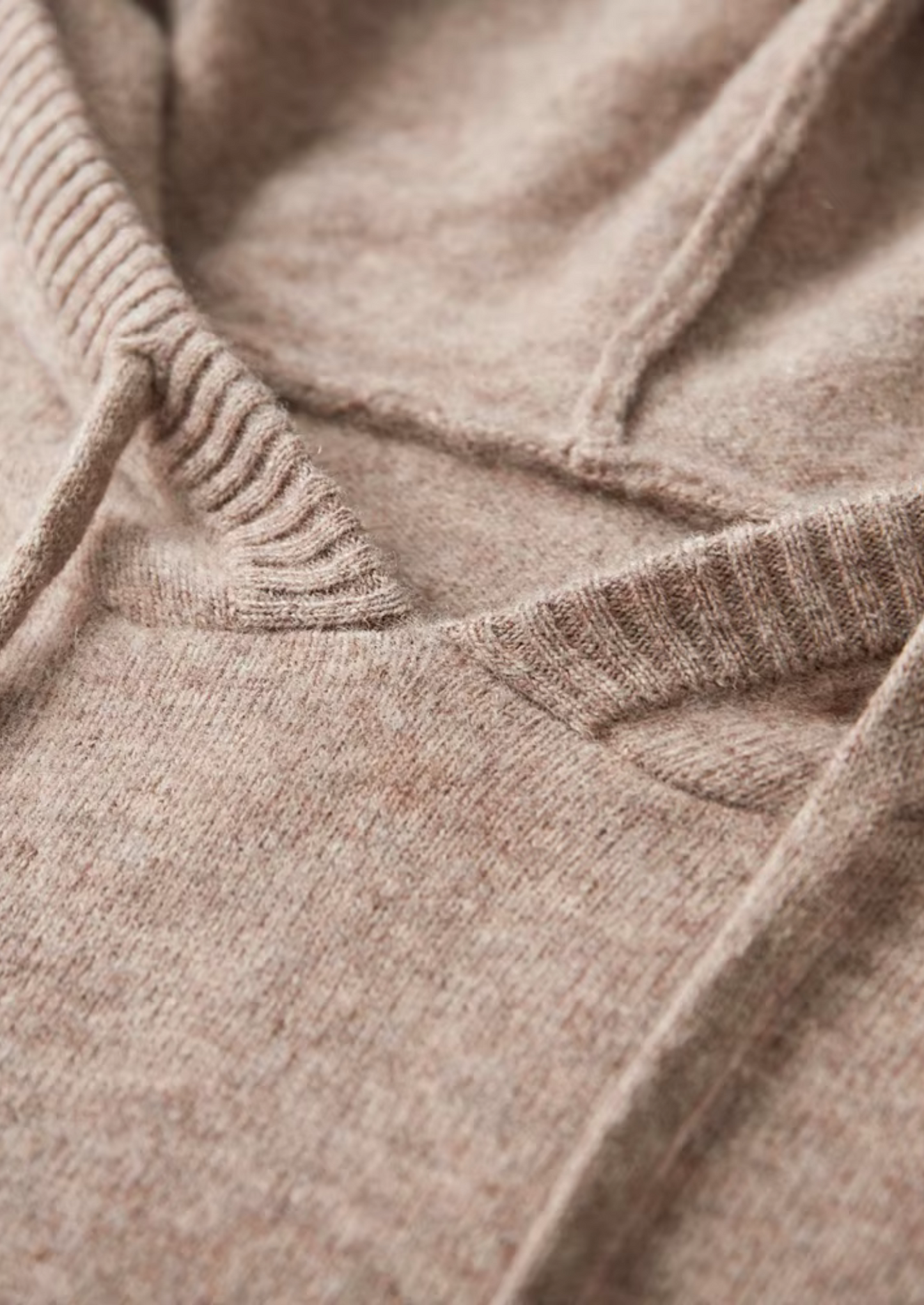 Pure Extra-Fine Merino Wool Leisure Hoodie