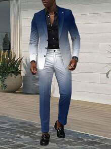 Homme  Gradient Color Suit Set - DUVAL