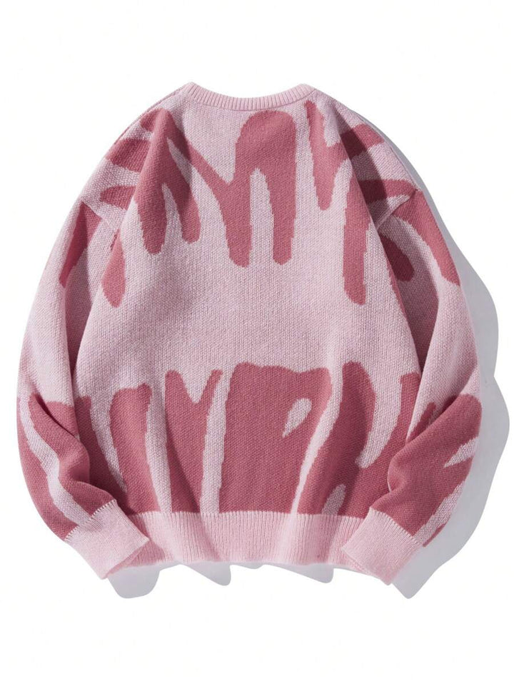 EMRG  Graphic Pattern Sweater - DUVAL