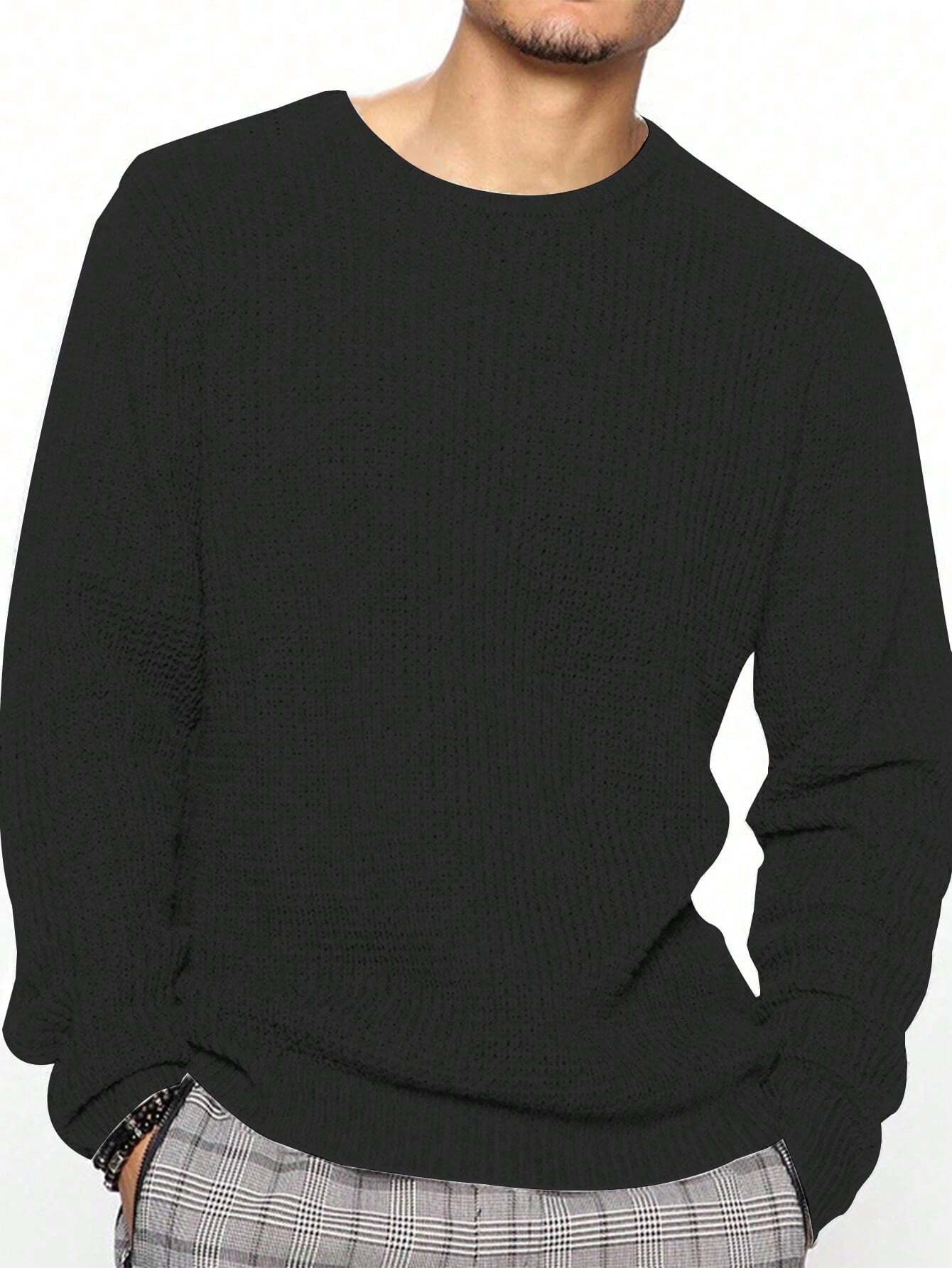 Plus Size Round Neck Long Sleeve T-Shirt