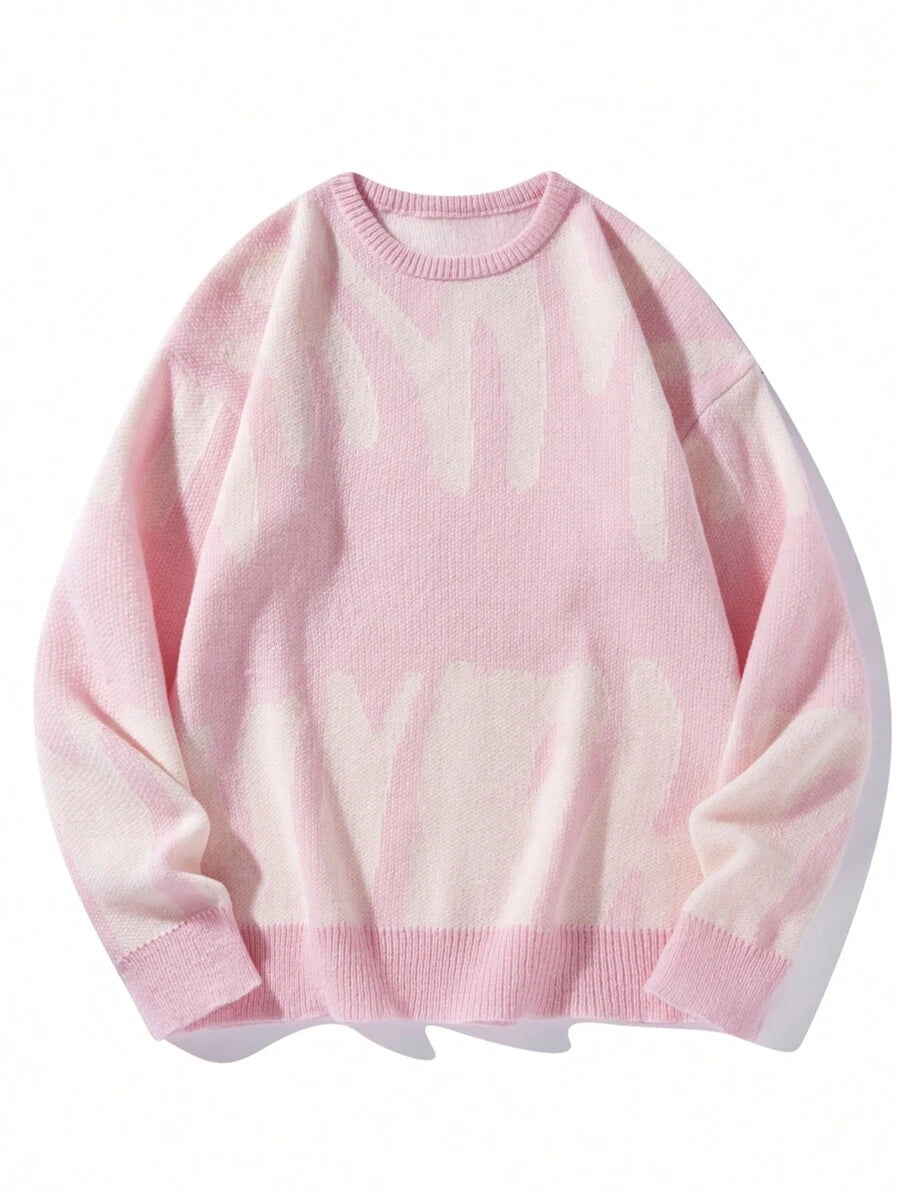 EMRG  Graphic Pattern Sweater - DUVAL
