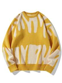 EMRG  Graphic Pattern Sweater - DUVAL