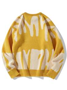 EMRG  Graphic Pattern Sweater - DUVAL