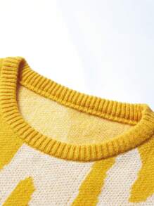 EMRG  Graphic Pattern Sweater - DUVAL