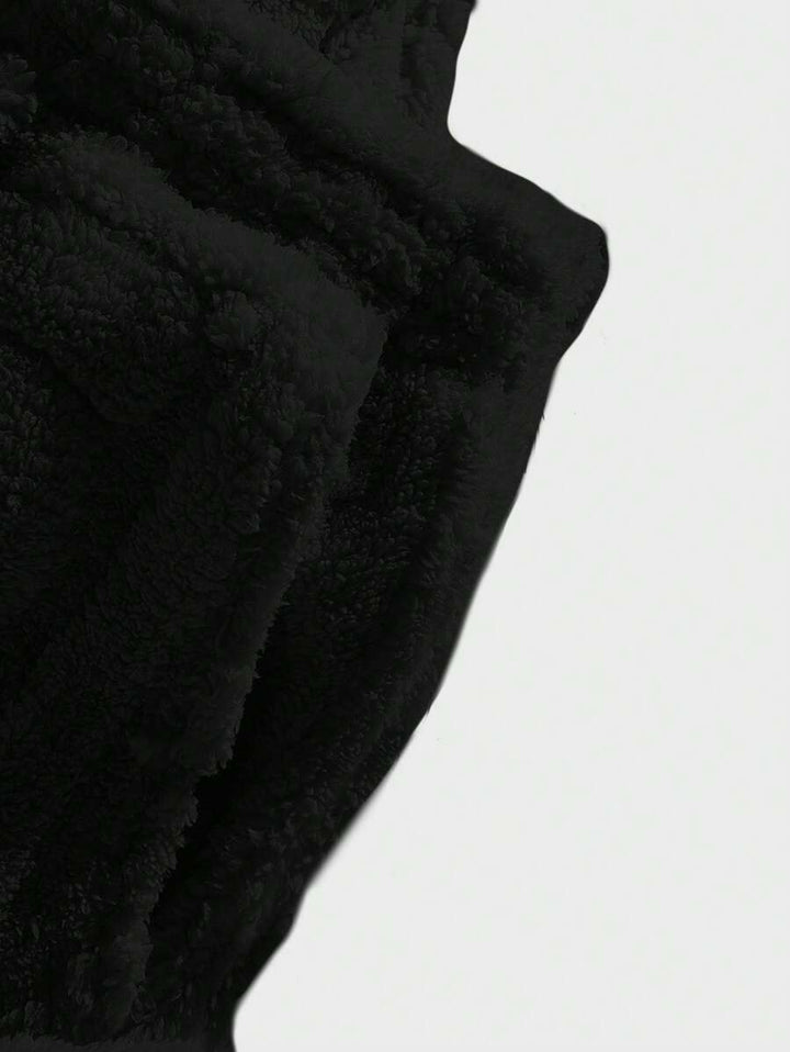 Homme  Bear Embossed Hoodie &amp; Drawstring Waist Sweatpants - DUVAL