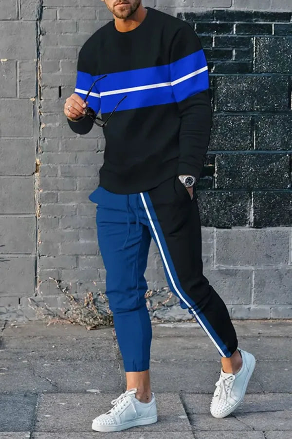 Long Sleeve Casual Two-piece Set - DUVAL