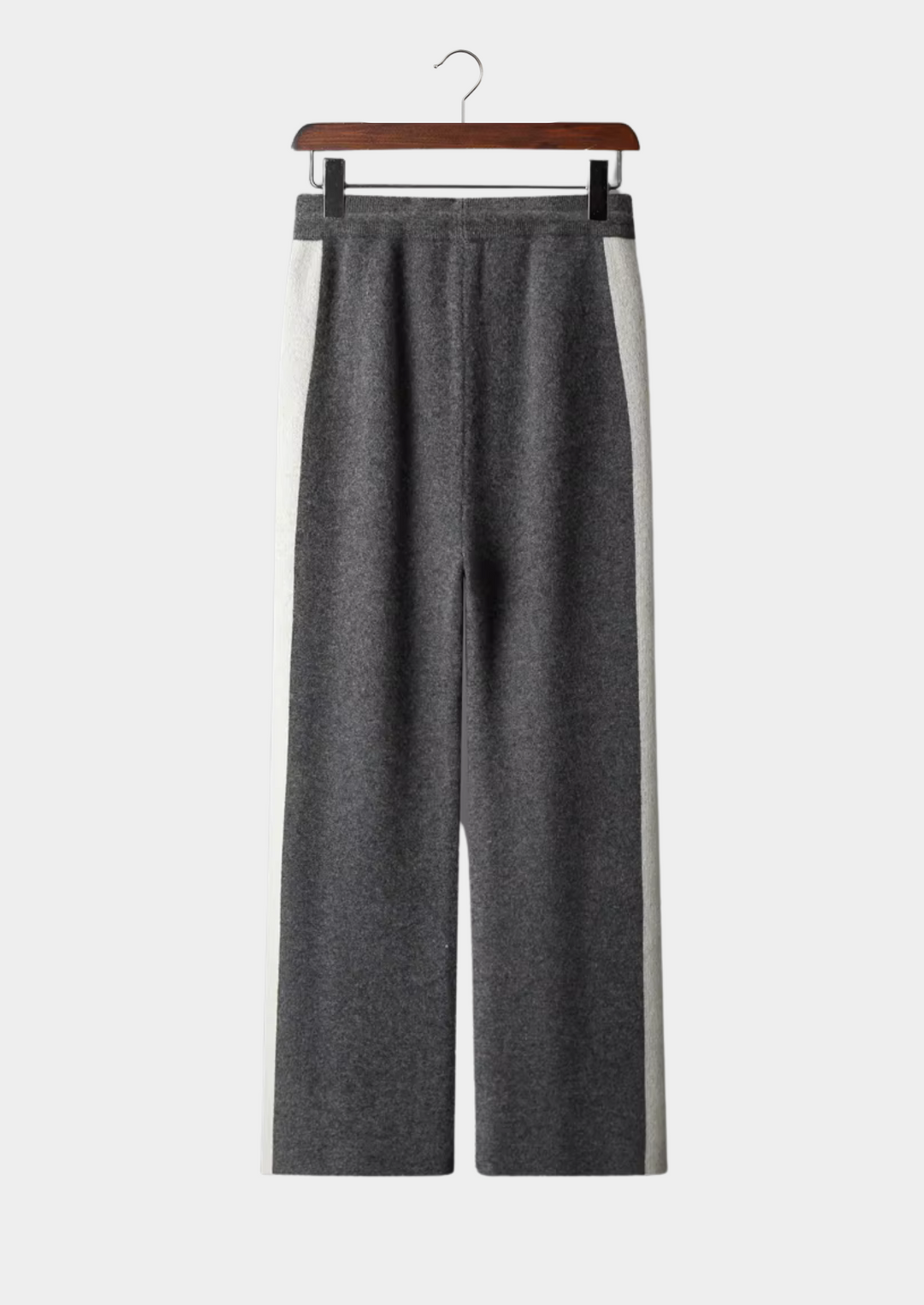 Pure Extra-Fine Merino Wool Wide Leisure Trousers