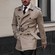 Classic British Style Short Trench Coat - DUVAL