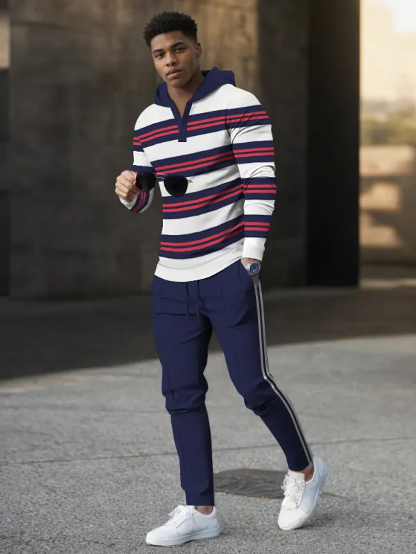 Long Sleeve Casual Two-piece Set - DUVAL