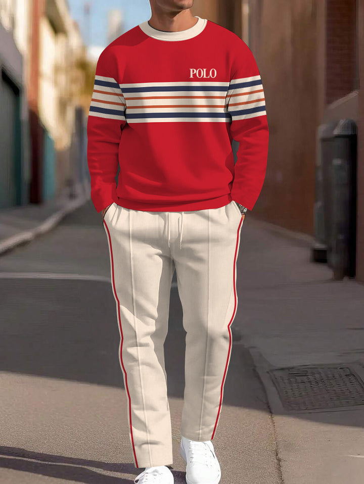 Long Sleeve Casual Two-piece Set - DUVAL