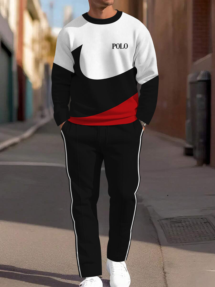 Long Sleeve Casual Two-piece Set - DUVAL