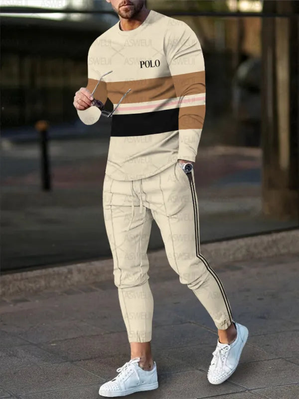 Long Sleeve Casual Two-piece Set - DUVAL