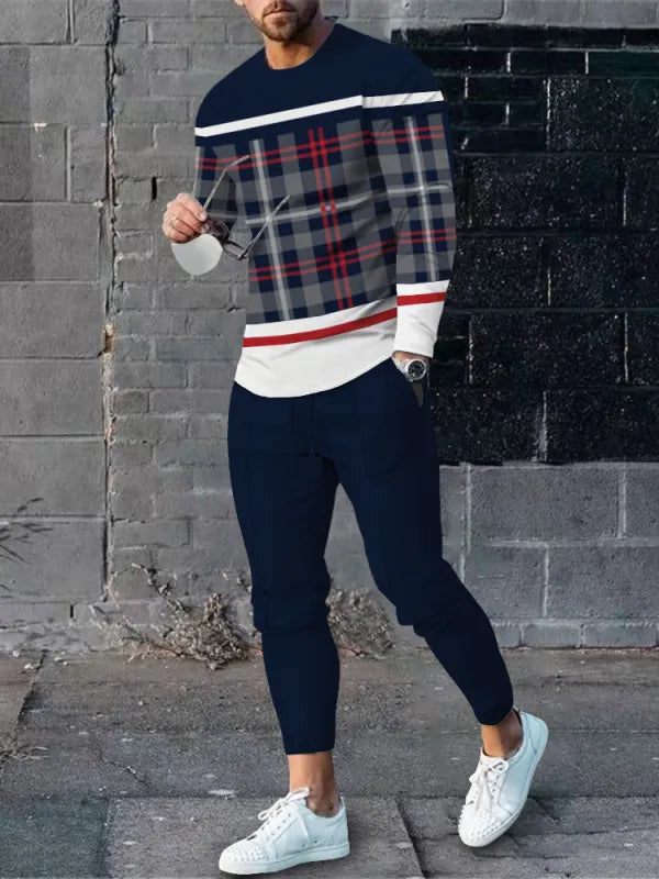 Long Sleeve Casual Two-piece Set - DUVAL