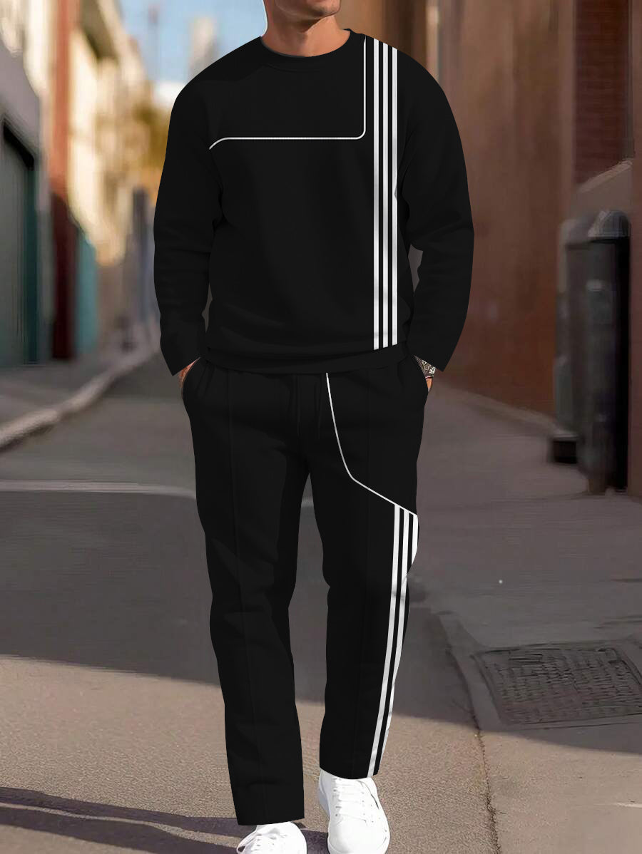 Long Sleeve Casual Two-piece Set - DUVAL