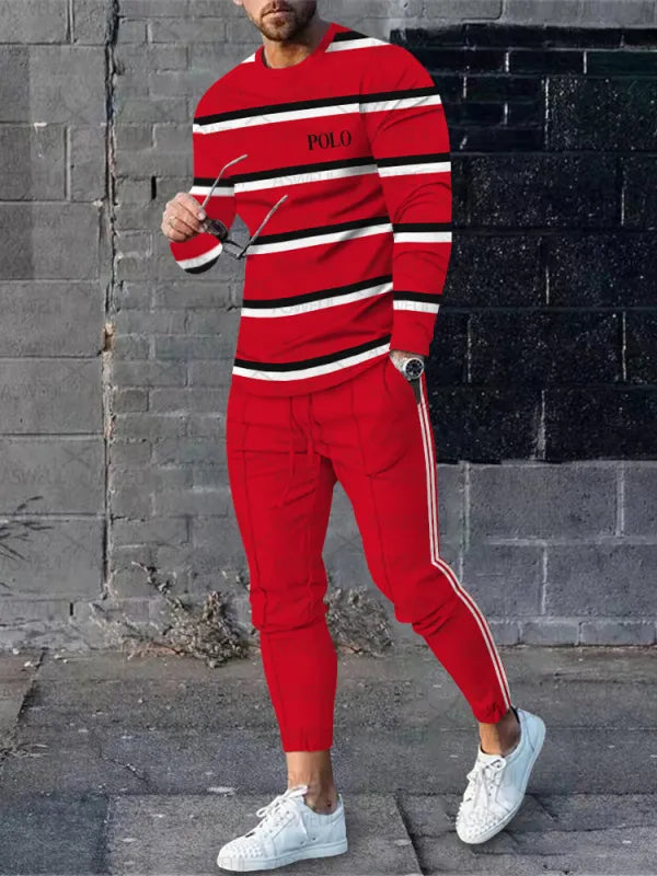 Long Sleeve Casual Two-piece Set - DUVAL