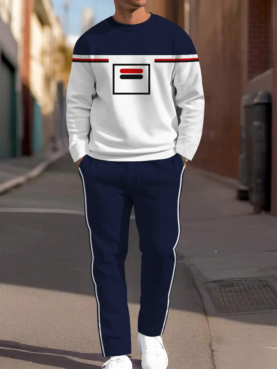 Long Sleeve Casual Two-piece Set - DUVAL
