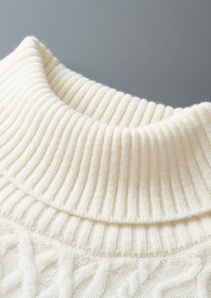 Pure Extra-Fine Merino Wool Wintertime Rollneck