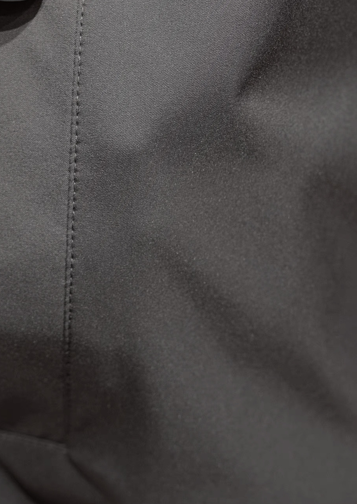 Fog Gray Technical Windbreaker Jacket