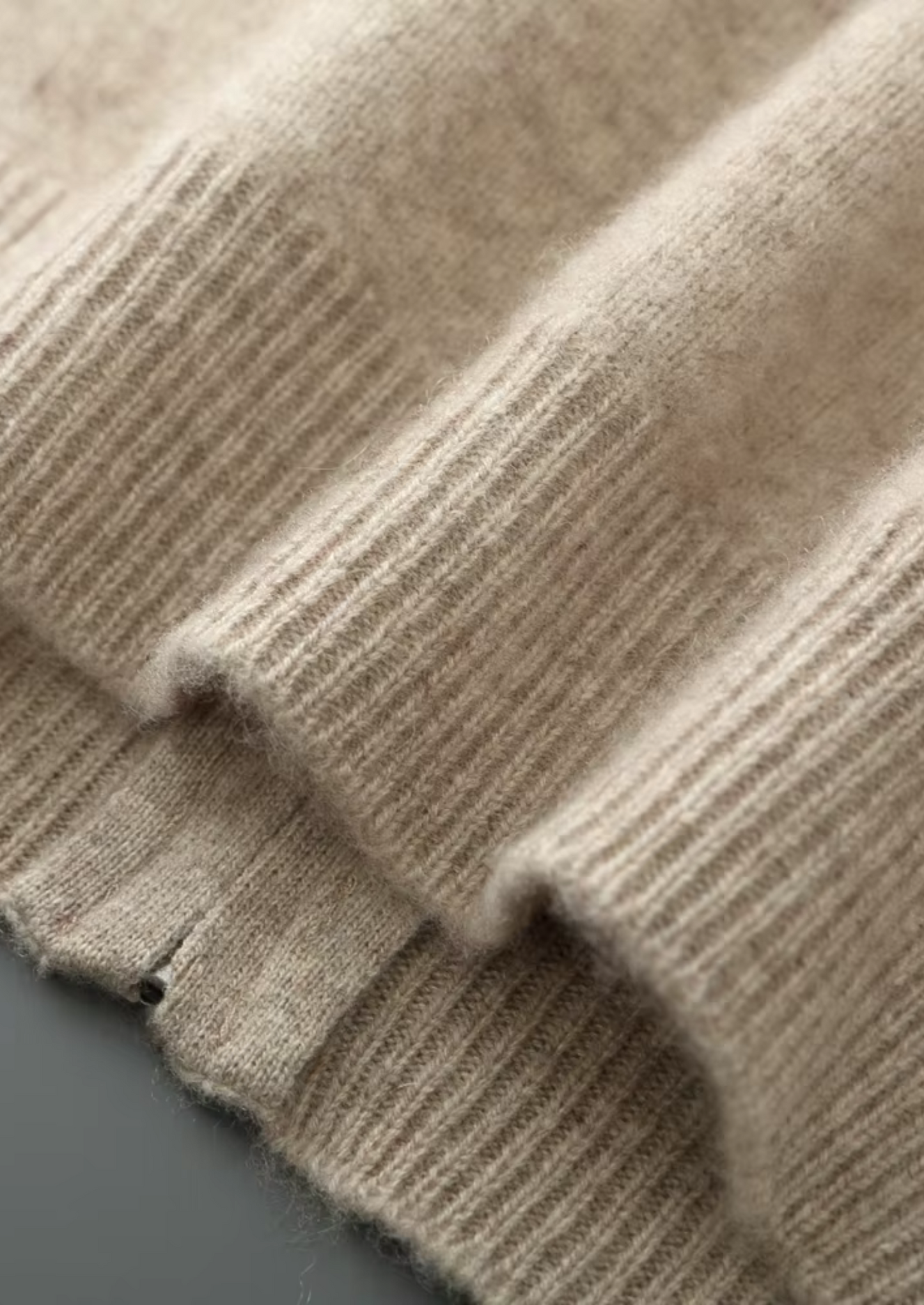 Pure Extra-Fine Merino Wool Zipper Cardigan