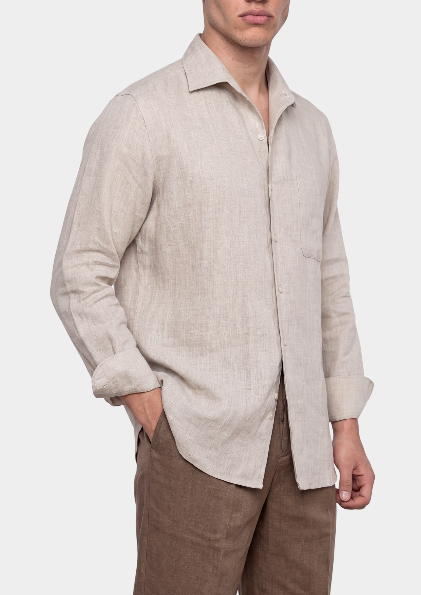 Amalfi Coastal Shirt - Light Beige