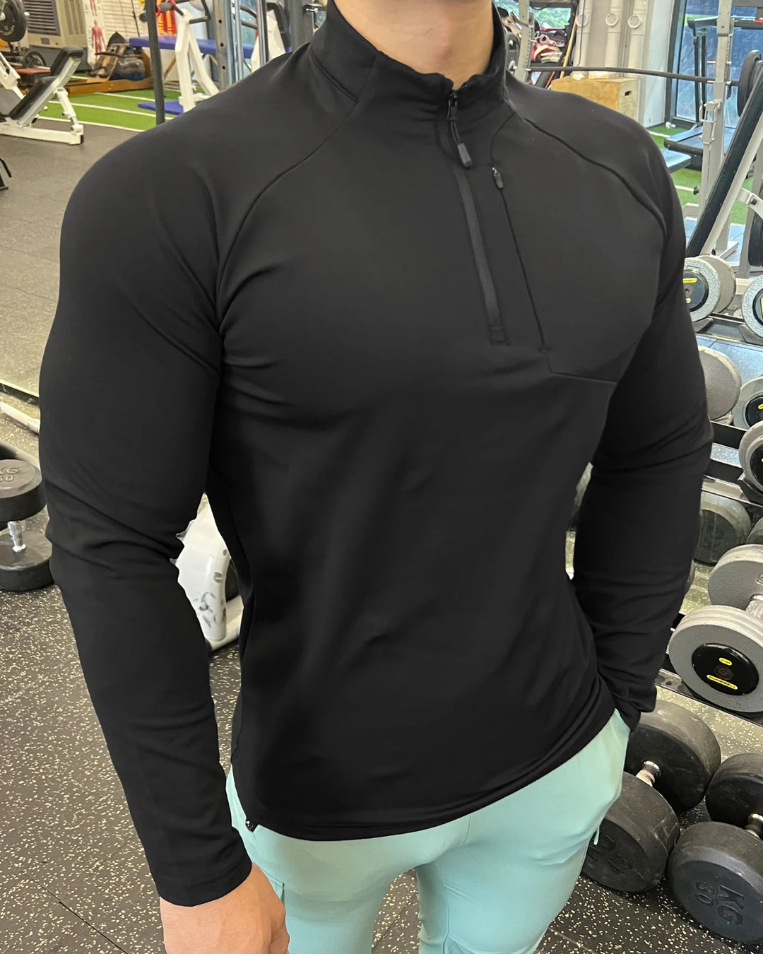 Terrain Trek Long Sleeve Lightweight Fleece Shirt Gym&Outdoor - DUVAL