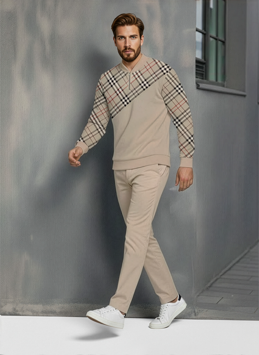 The Amalfi Half-Zip Sweater Set