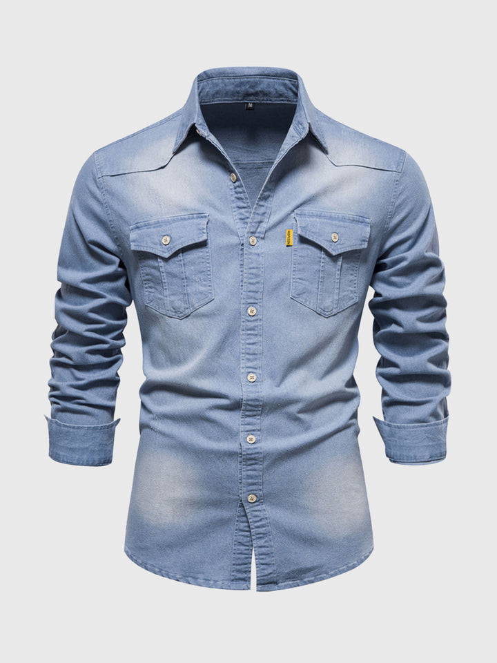 Long Sleeve Denim Shirt - DUVAL