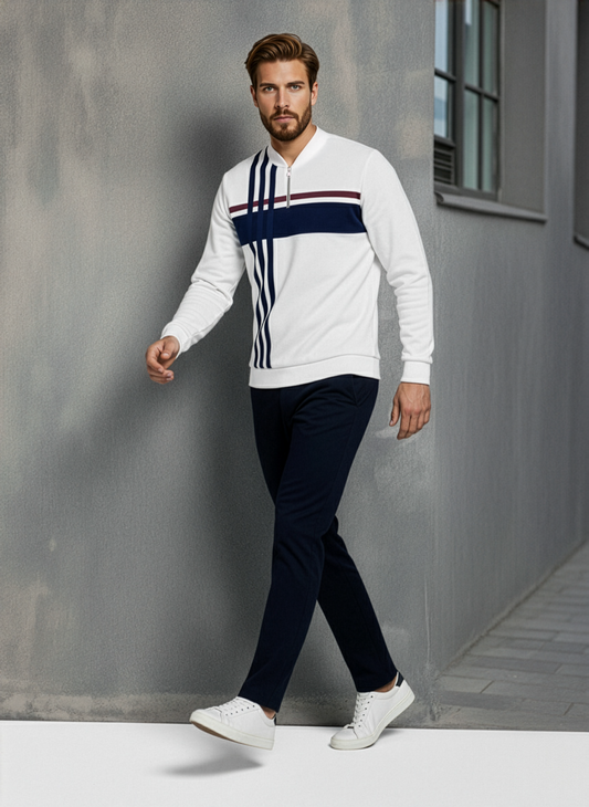 The Monaco Half-Zip Sweater Set