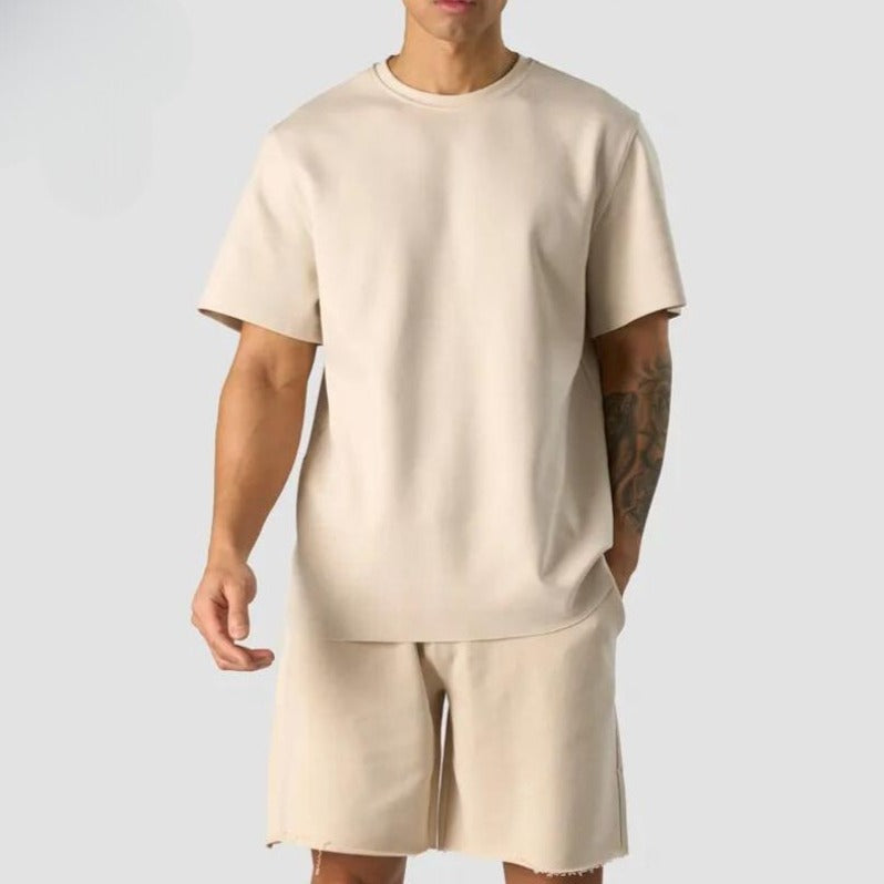 Beige Oversized T-Shirt - DUVAL