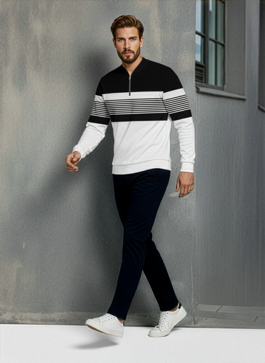 The Milan Half-Zip Sweater Set