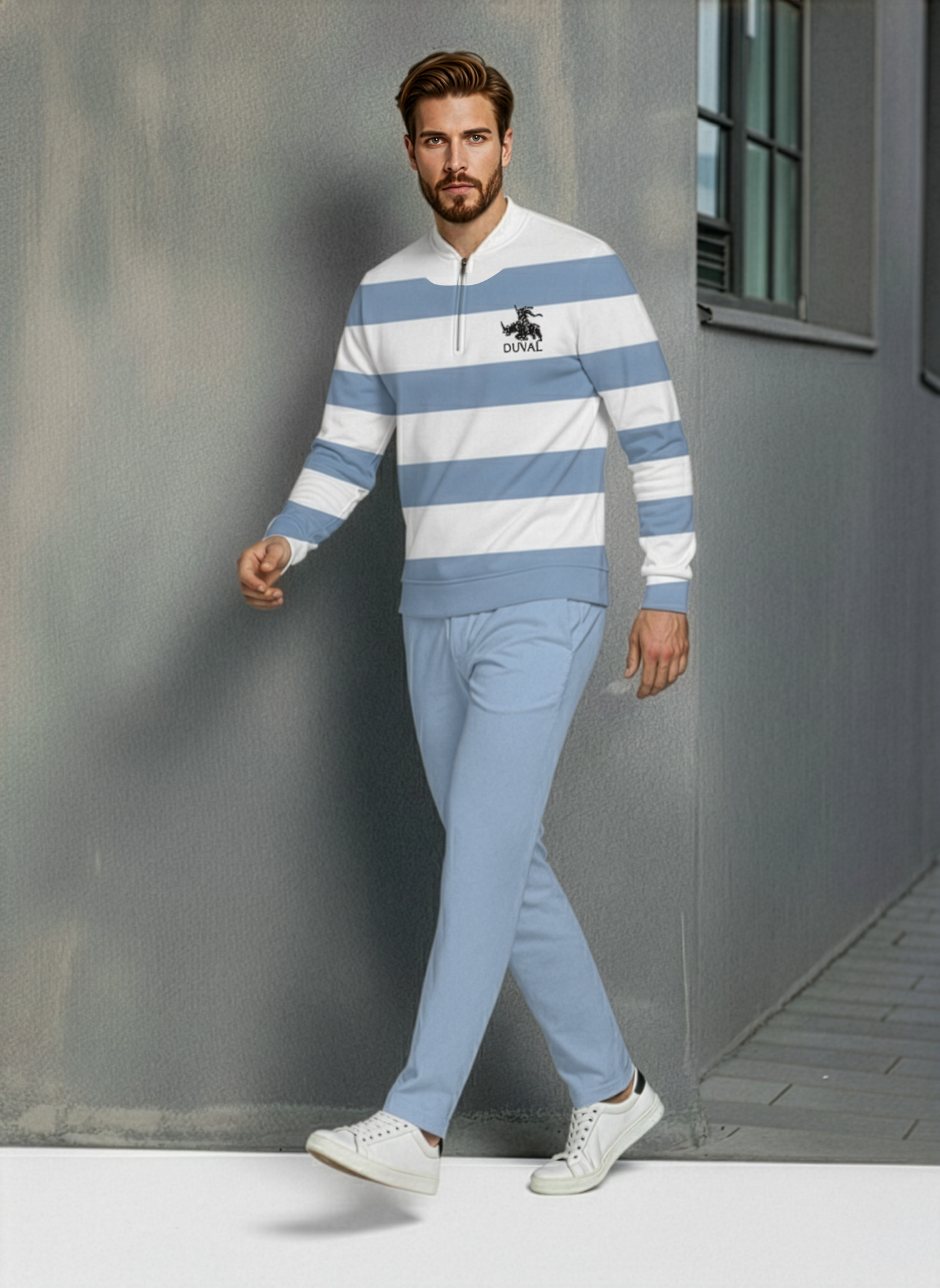 The Apex Half-Zip Sweater Set