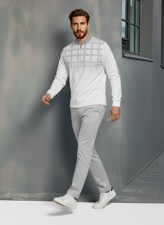 The Command Half-Zip Sweater Set