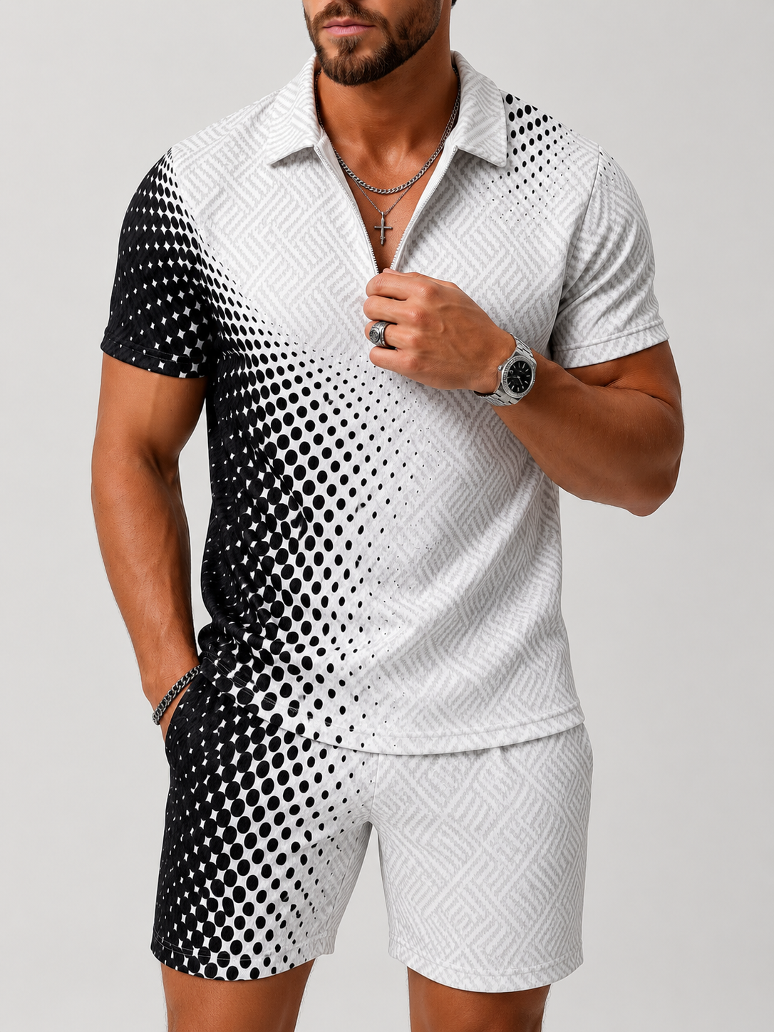 The Fade Polo Set