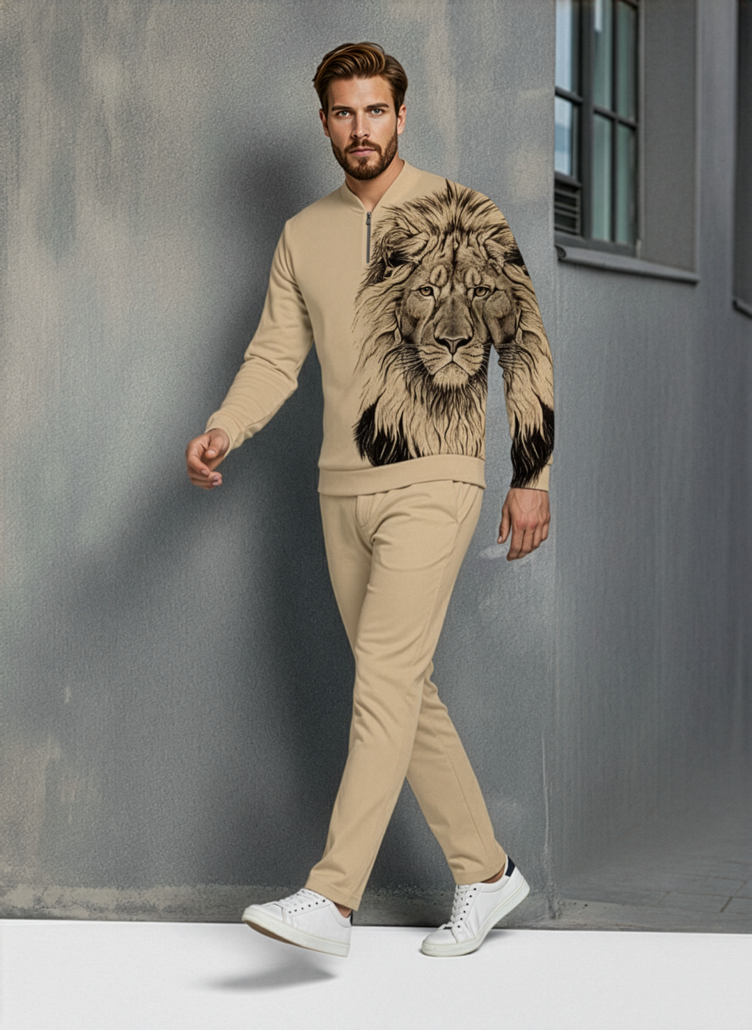 The Portofino Half-Zip Sweater Set - DUVAL