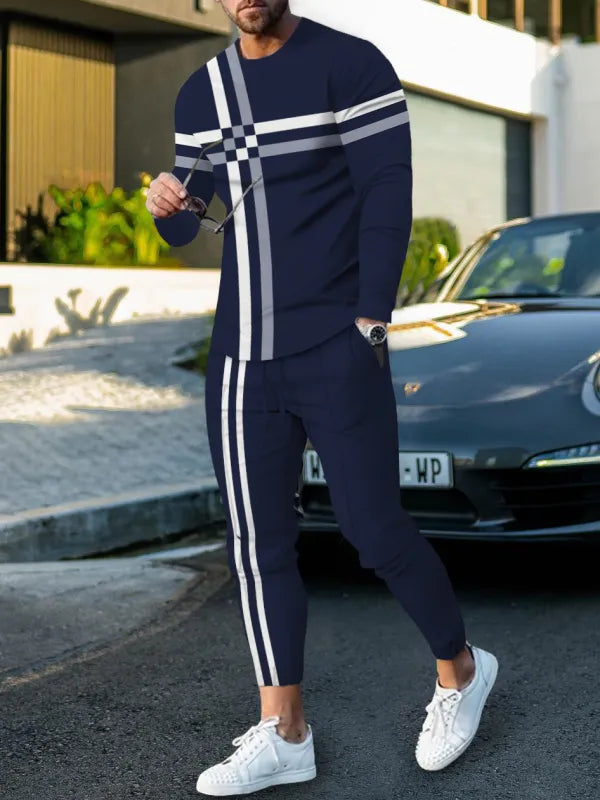 Long Sleeve Casual Two-piece Set - DUVAL