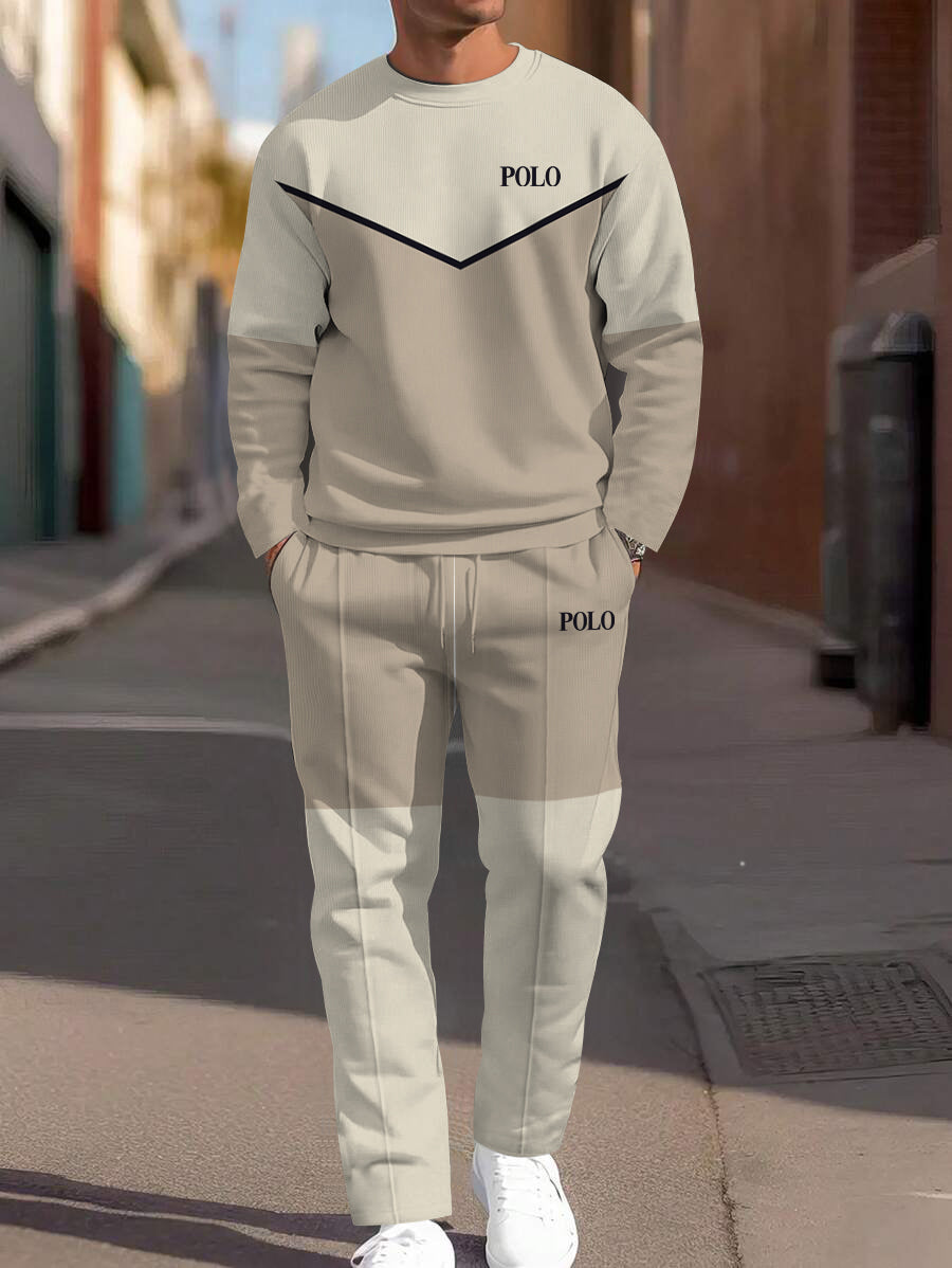Long Sleeve Casual Two-piece Set - DUVAL