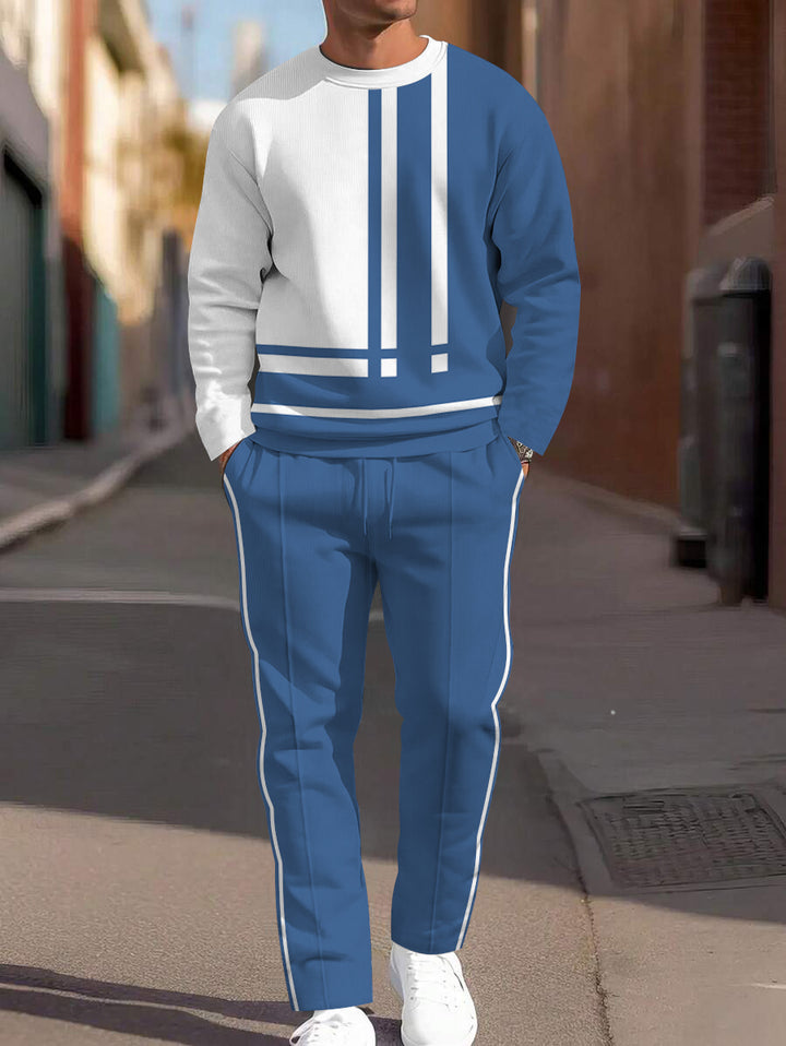 Long Sleeve Casual Two-piece Set - DUVAL