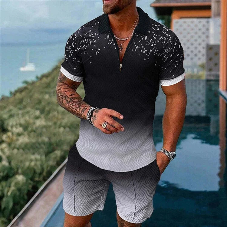 Vespucci Polo Shirt And Shorts Co-Ord - DUVAL