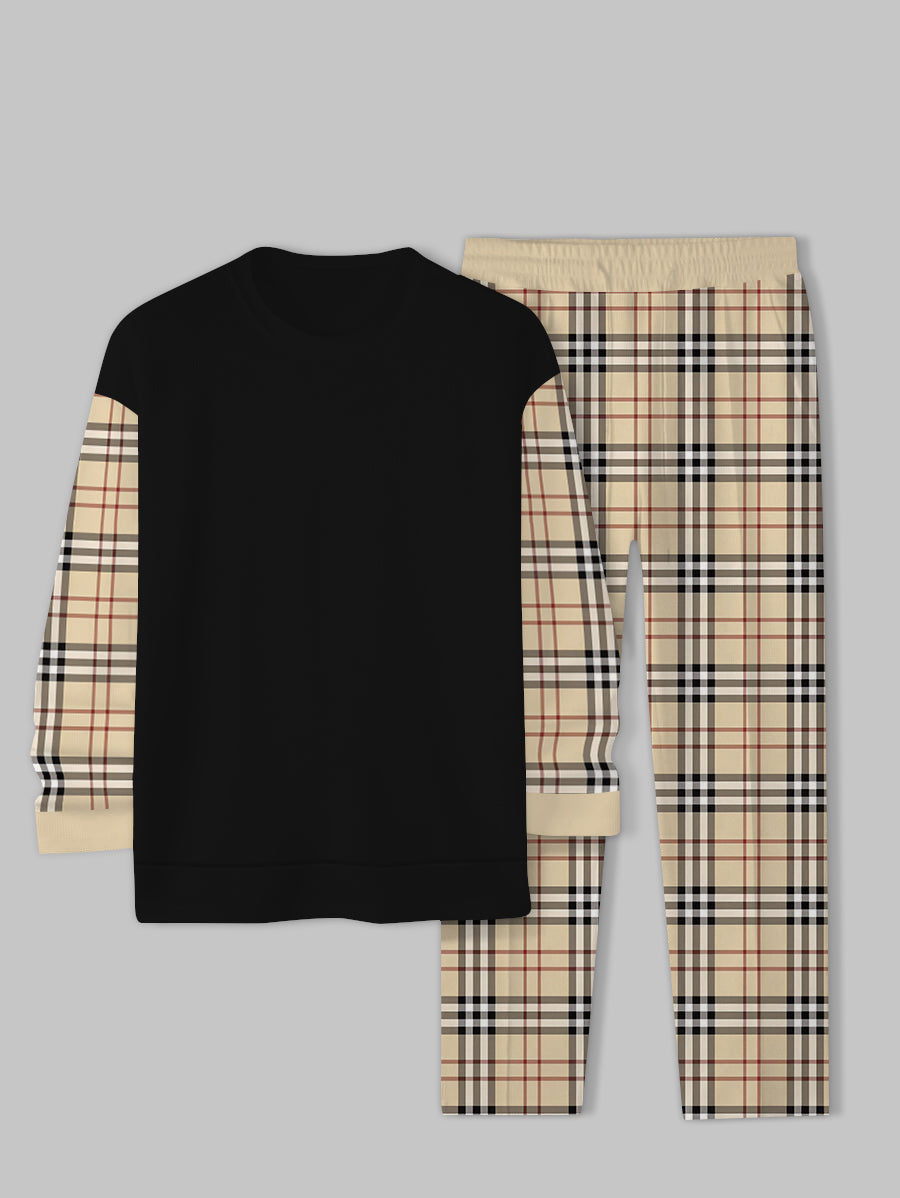Long Sleeve Casual Two-piece Set - DUVAL