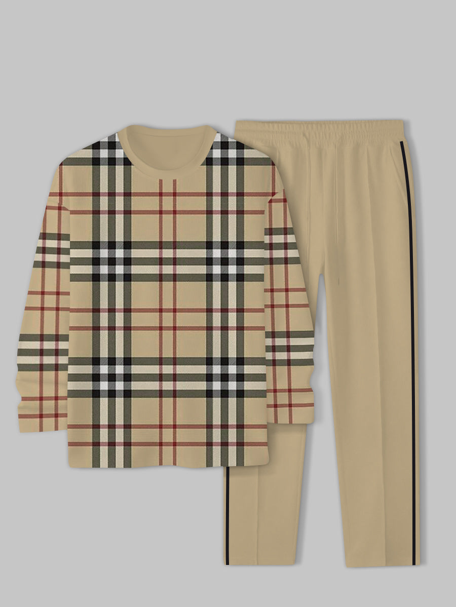 Long Sleeve Casual Two-piece Set - DUVAL