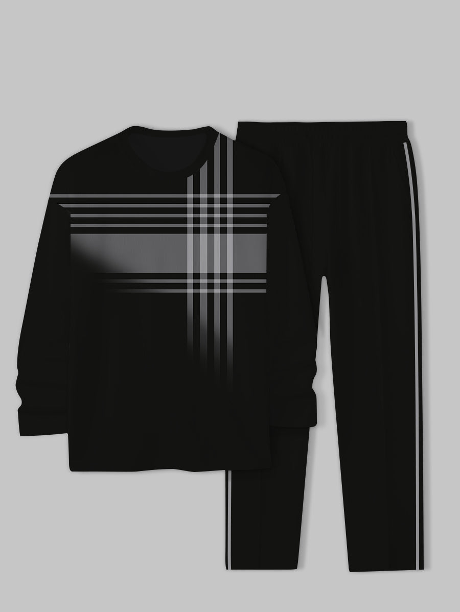 Long Sleeve Casual Two-piece Set - DUVAL
