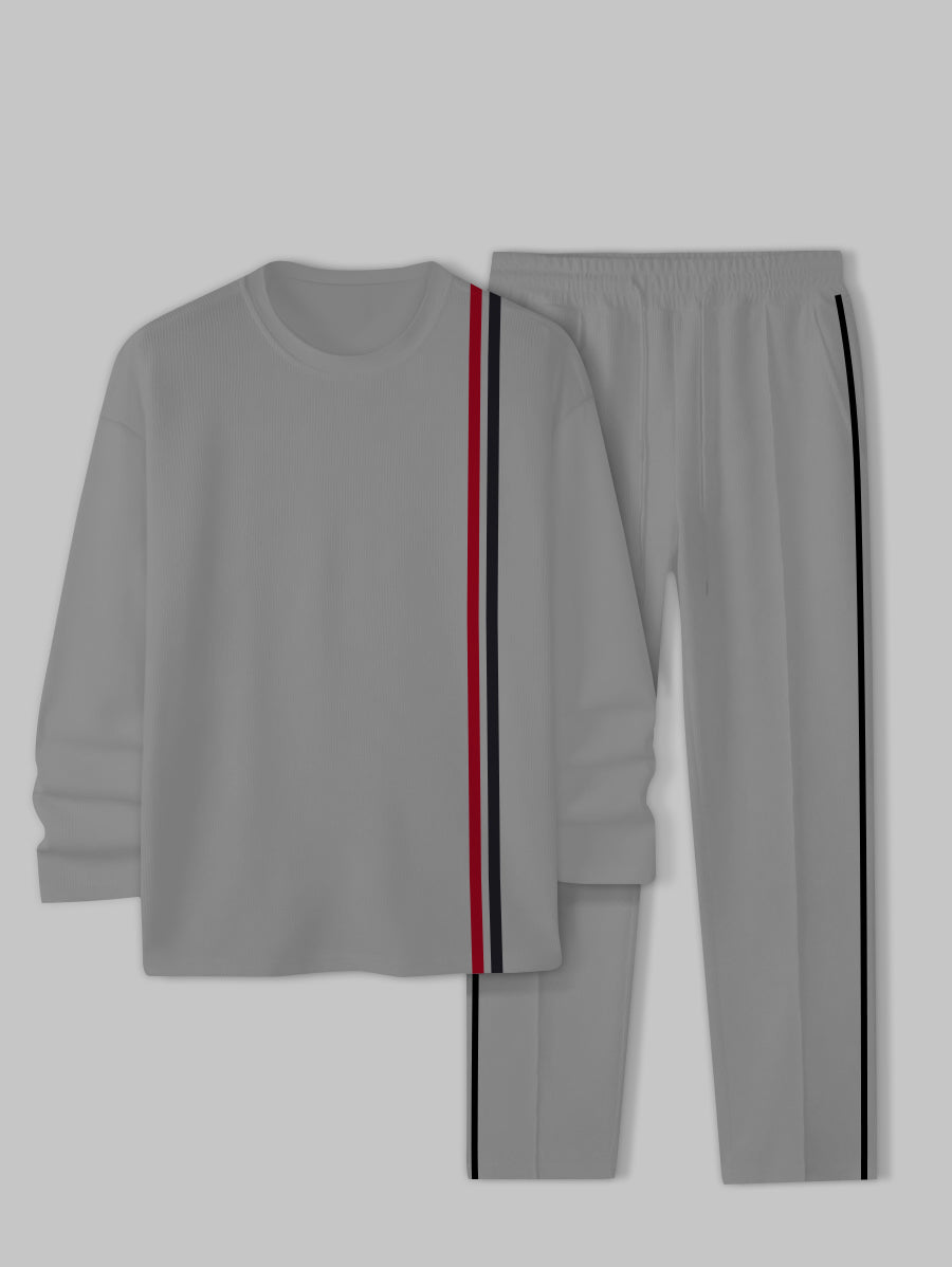 Long Sleeve Casual Two-piece Set - DUVAL
